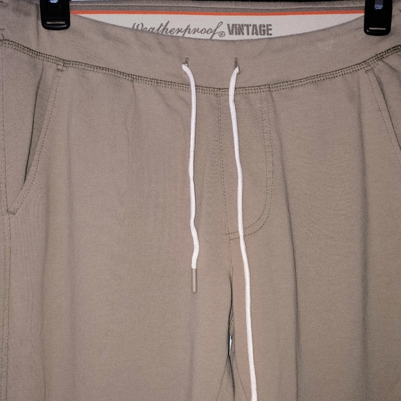 brand new Cotton blend French terry joggers without tags exposed long drawstring - Picture 7 of 15